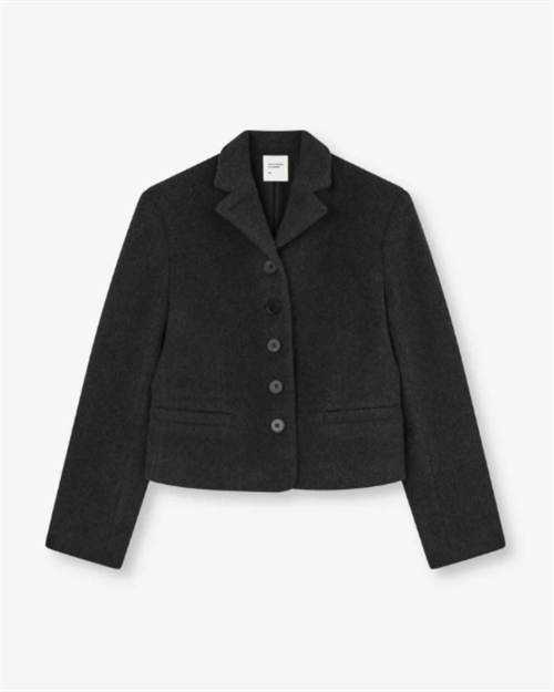 PEOPLES REPUBLIC OF CASHMERE SHORT BLAZER BLACK